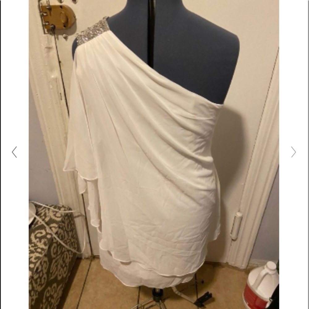 White David’s bridal dress